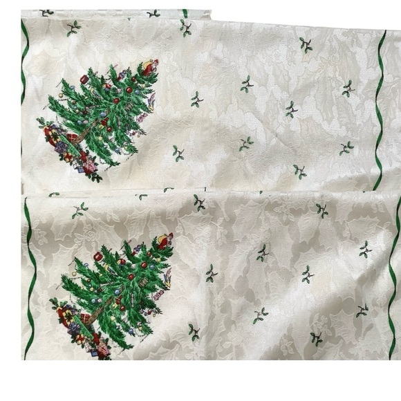 Spode Set of 6 Cloth Christmas Tree Fabric Napkins - Picture 5 of 5